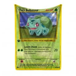 Mily Lifestyle Pokemon Thicc Bulbasaur Throw Blanket