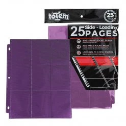 Mily TCG Supplies Totem World Side-Loading Pages - 25ct