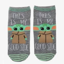Hot Topic Star Wars The Mandalorian The Child Good Side No-Show Socks