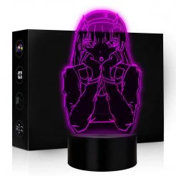 Mily Darling In The FranXX Zero Two Pouting Acrylic LED Lamp