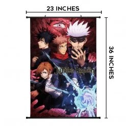 Mily Jujutsu Kaisen Anime Promo 23 X 36 Inch Wall Scroll Poster