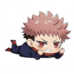 Mily Jujutsu Kaisen Itadori Laying Down Sticker