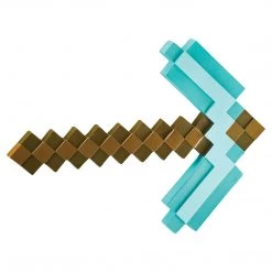 Mily Minecraft Diamond Pickaxe Cosplay Prop Accessories
