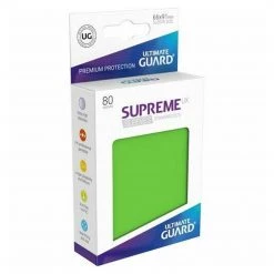 Southern Hobby TCG Supplies Ultimate Guard Supreme UX Light Green Standard Card Sleeves - 80ct