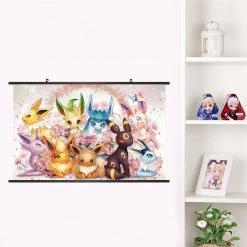 Mily Pokemon Eeveelutions Cute Horizontal 19 X 12 Inch Wall Scroll Poster Home Décor 7 Mily Pokemon Eeveelutions Cute Horizontal 19 X 12 Inch Wall Scroll Poster Home Décor