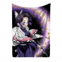 Mily Demon Slayer Shinobu Throw Blanket