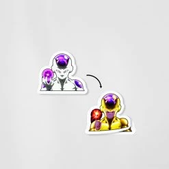 Mily Dragon Ball Super Frieza Lenticular Sticker Home Décor