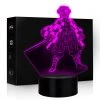 Mily Demon Slayer Tanjiro Battle Stance Acrylic LED Lamp Figures