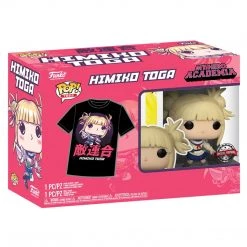 Monster Peeps Figures Funko Pop! My Hero Academia Himiko Toga Unmasked Shirt & Special Edition Funko Bundle Box - (Small)