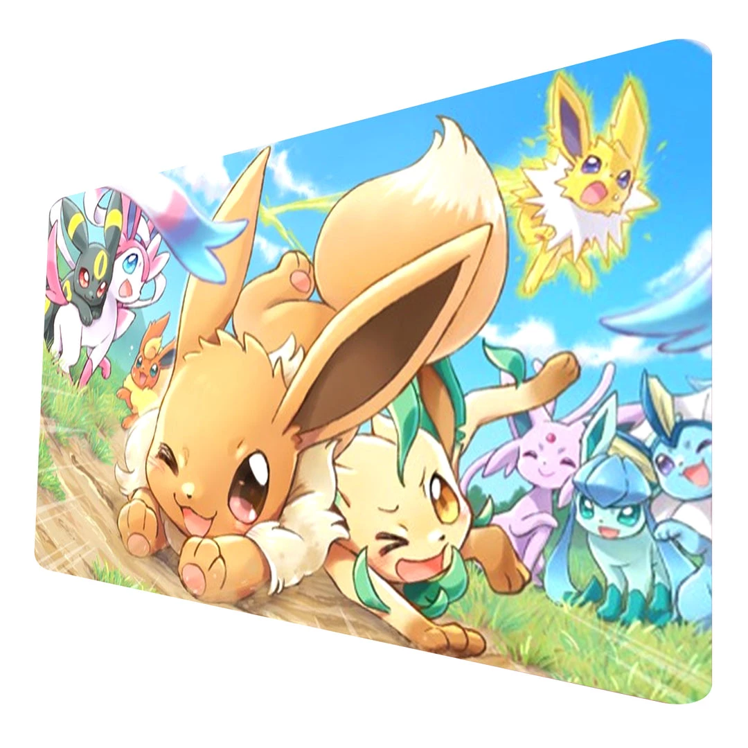 Mily Pokemon Chibi Eeveelutions 14 X 24 Inch Playmat 3 Mily Pokemon Chibi Eeveelutions 14 X 24 Inch Playmat