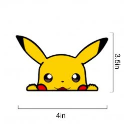 Mily Pokemon Pikachu Peeker Sticker