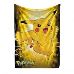 Mily Pokemon Pikachu Throw Blanket Lifestyle