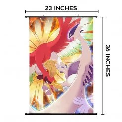 Mily Pokemon Ho-oh & Lugia 23 X 36 Inch Wall Scroll Poster