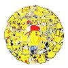 Mily Home Décor Pokemon Pikachu 50 Piece Sticker Pack