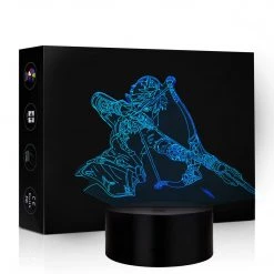 Mily The Legend Of Zelda Link Breath Of The Wild Acrylic LED Lamp Figures