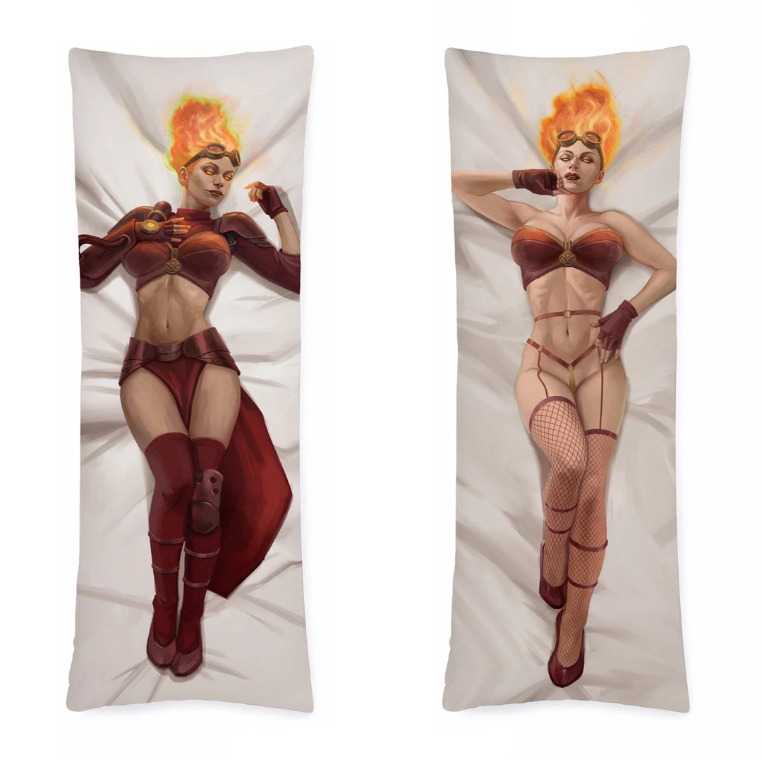 Mily Magic The Gathering Chandra Nalaar Body Pillow Cover Lifestyle 3 Mily Magic The Gathering Chandra Nalaar Body Pillow Cover Lifestyle