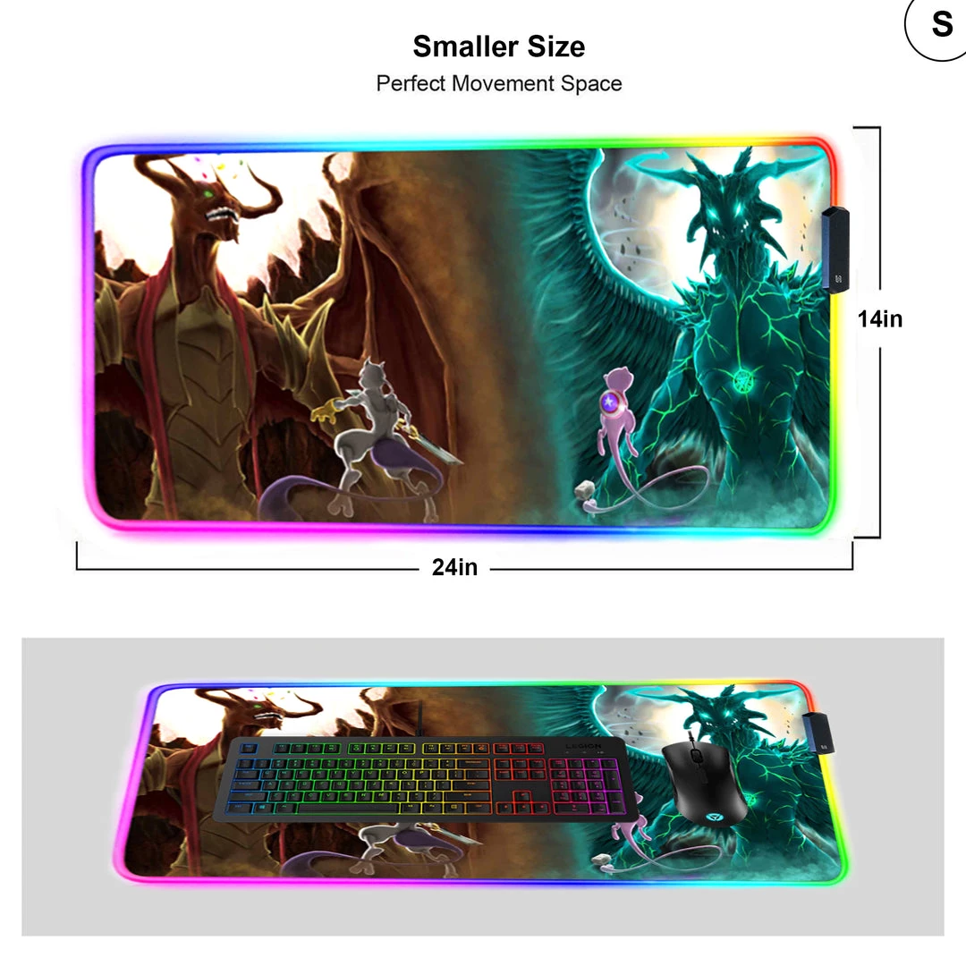 Mily TCG Mashup Pokemon Vs. MTG 14 X 24 In Playmat TCG Supplies 4 Mily TCG Mashup Pokemon Vs. MTG 14 X 24 In Playmat TCG Supplies