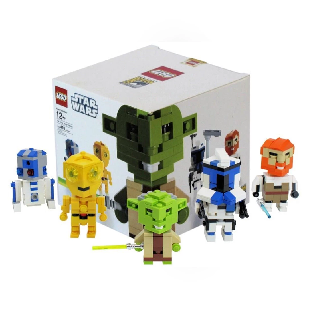Cesar Figures Star Wars Lego Clone Wars Edition Cube Dude (2010 SDCC Exclusive) 416 Pc. Set 3 Cesar Figures Star Wars Lego Clone Wars Edition Cube Dude (2010 SDCC Exclusive) 416 Pc. Set