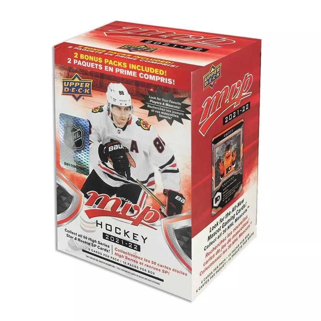 Cesar TCG 2021 Upper Deck NHL MVP Hockey Trading Card Blaster Box 3 Cesar TCG 2021 Upper Deck NHL MVP Hockey Trading Card Blaster Box