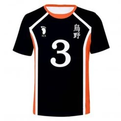 Mily Haikyu!! Karasuno High #03 Asahi Azumane Jersey