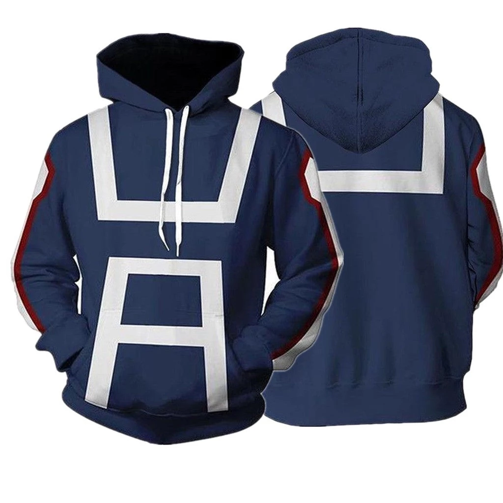 Mily Apparel My Hero Academia UA Sportswear Zip Up Hoodie 4 Mily Apparel My Hero Academia UA Sportswear Zip Up Hoodie