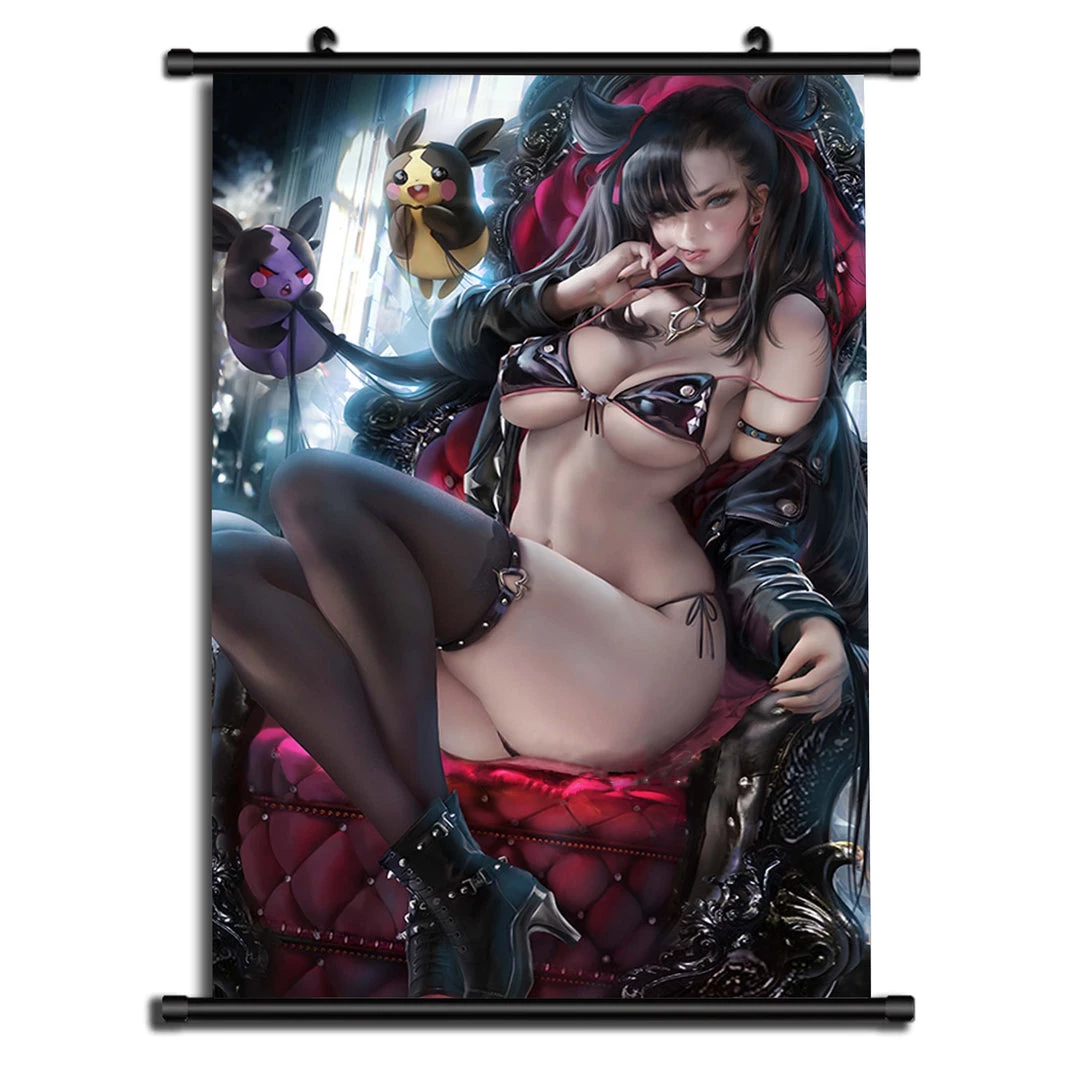 Mily Home Décor Pokemon Marnie & Morpekos 23 X 36 Inch Wall Scroll Poster Ver. 2 3 Mily Home Décor Pokemon Marnie & Morpekos 23 X 36 Inch Wall Scroll Poster Ver. 2