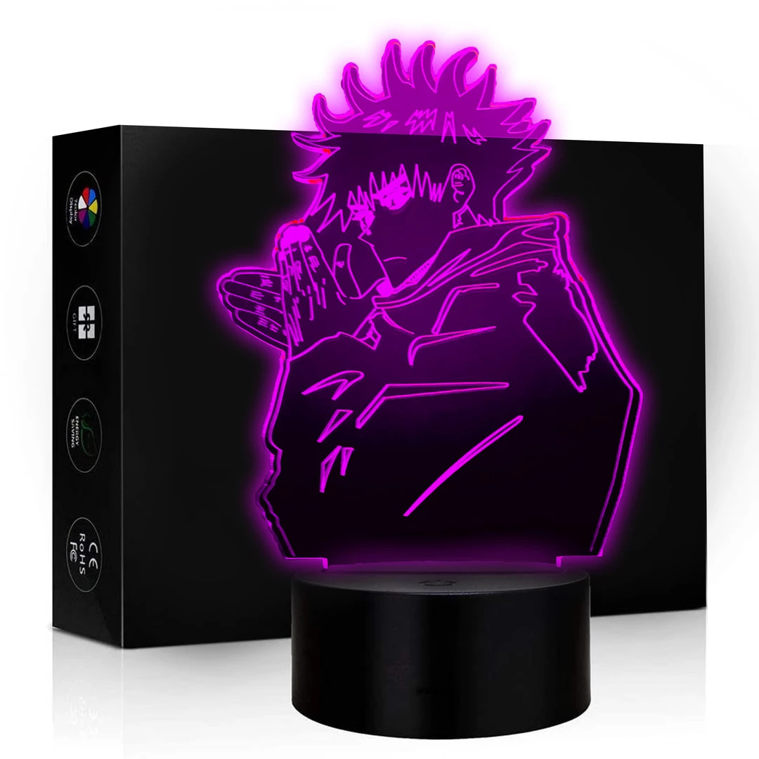 Mily Jujutsu Kaisen Megumi Fushiguro Acrylic LED Lamp Figures 3 Mily Jujutsu Kaisen Megumi Fushiguro Acrylic LED Lamp Figures