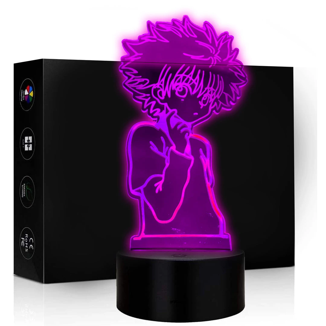Mily Hunter × Hunter Killua Acrylic LED Lamp Figures 3 Mily Hunter × Hunter Killua Acrylic LED Lamp Figures