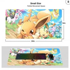 Mily Pokemon Chibi Eeveelutions 14 X 24 Inch Playmat