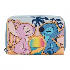 Accessories Lilo & Stitch Angel And Stitch Snow Cone Date Zip Around Loungefly Wallet
