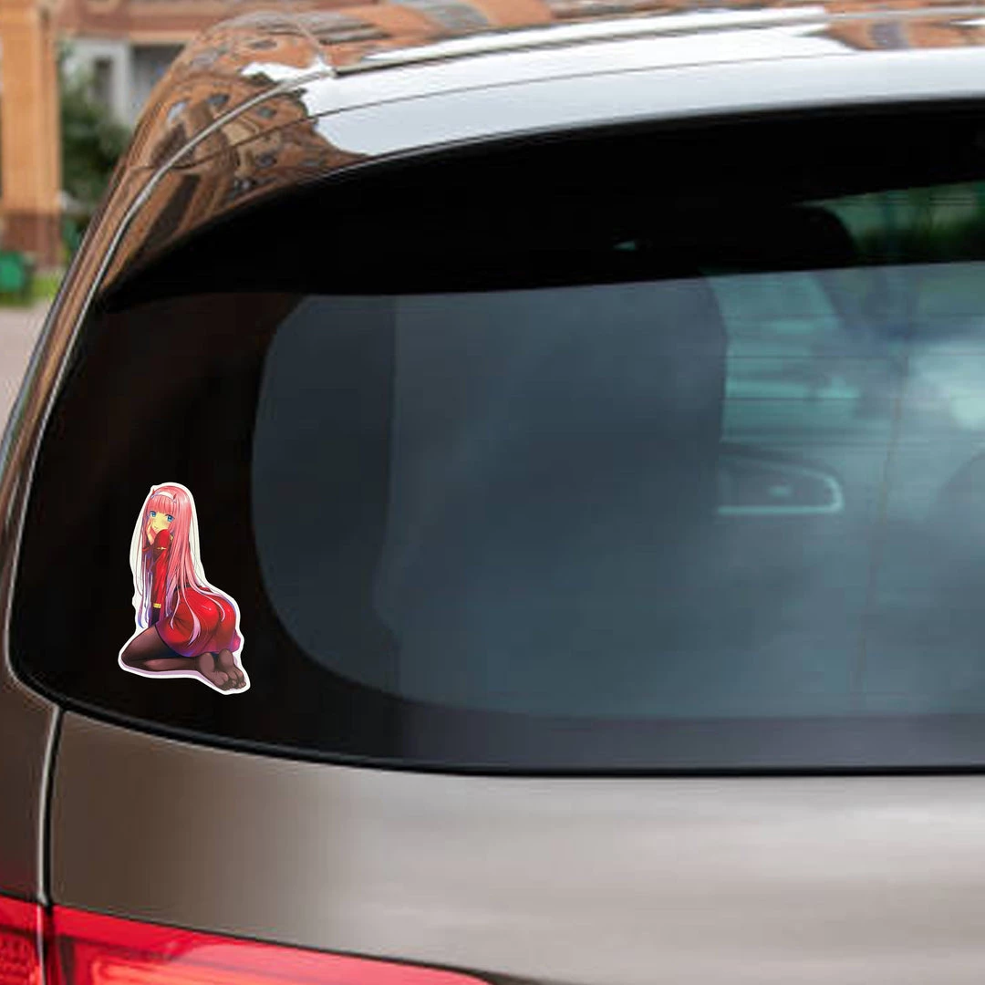Mily Home Décor Darling In The FranXX Zero Two Kneeling Sticker 5 Mily Home Décor Darling In The FranXX Zero Two Kneeling Sticker