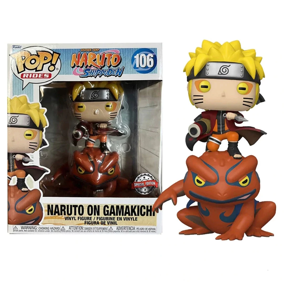 Monster Peeps Funko Pop! #106 Naruto Shippuden Naruto On Gamakichi Jumbo - Special Edition Figures 3 Monster Peeps Funko Pop! #106 Naruto Shippuden Naruto On Gamakichi Jumbo - Special Edition Figures
