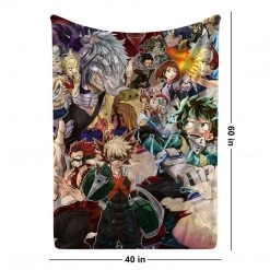 Mily My Hero Academia Collage Throw Blanket Lifestyle 7 Mily My Hero Academia Collage Throw Blanket Lifestyle