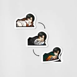 Mily Home Décor Attack On Titan Levi Lenticular Sticker