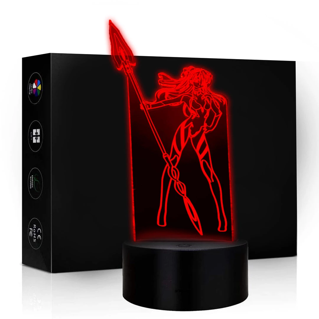 Mily Figures Evangelion Asuka SPM Acrylic LED Lamp 3 Mily Figures Evangelion Asuka SPM Acrylic LED Lamp