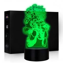 Mily My Hero Academia Deku Punch Acrylic LED Lamp Figures