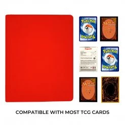 Mily TCG Supplies Totem World Red Stitched 9-Pocket Binder