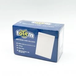 Mily TCG Supplies Totem World Semi-Rigid Card Holders 200 Count W/ Storage Box