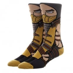 Mily Apparel Mortal Kombat Socks - Scorpion