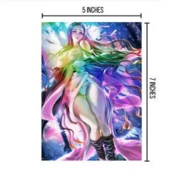 Mily Lifestyle Demon Slayer Nezuko Kamado "5 X 7" Metallic Glossy Art Print