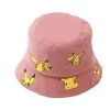 Mily Apparel Pokemon Pikachu Allover Print Light Pink Bucket Hat 1 Mily Apparel Pokemon Pikachu Allover Print Light Pink Bucket Hat