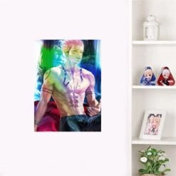 Mily Jujutsu Kaisen Sukuna Itadori "5 X 7" Metallic Glossy Art Print Lifestyle 7 Mily Jujutsu Kaisen Sukuna Itadori