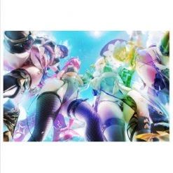 Mily Genshin Impact Girls "11 X 17" Metallic Glossy Art Print