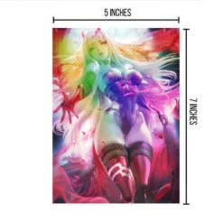 Mily Lifestyle Darling In The FranXX Zero Two "5 X 7" Metallic Glossy Art Print