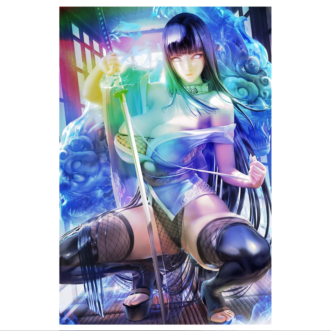 Mily Naruto: Shippuden Hinata Hyuga "11 X 17" Metallic Glossy Art Print Lifestyle 3 Mily Naruto: Shippuden Hinata Hyuga "11 X 17" Metallic Glossy Art Print Lifestyle