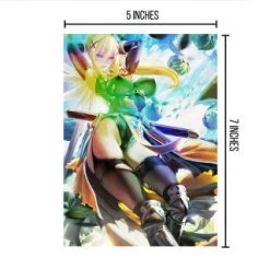 Mily KonoSuba Darkness Pin Up "5 X 7" Metallic Glossy Art Print Lifestyle